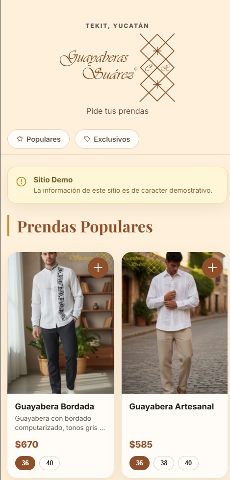 Catálogo de Ropa